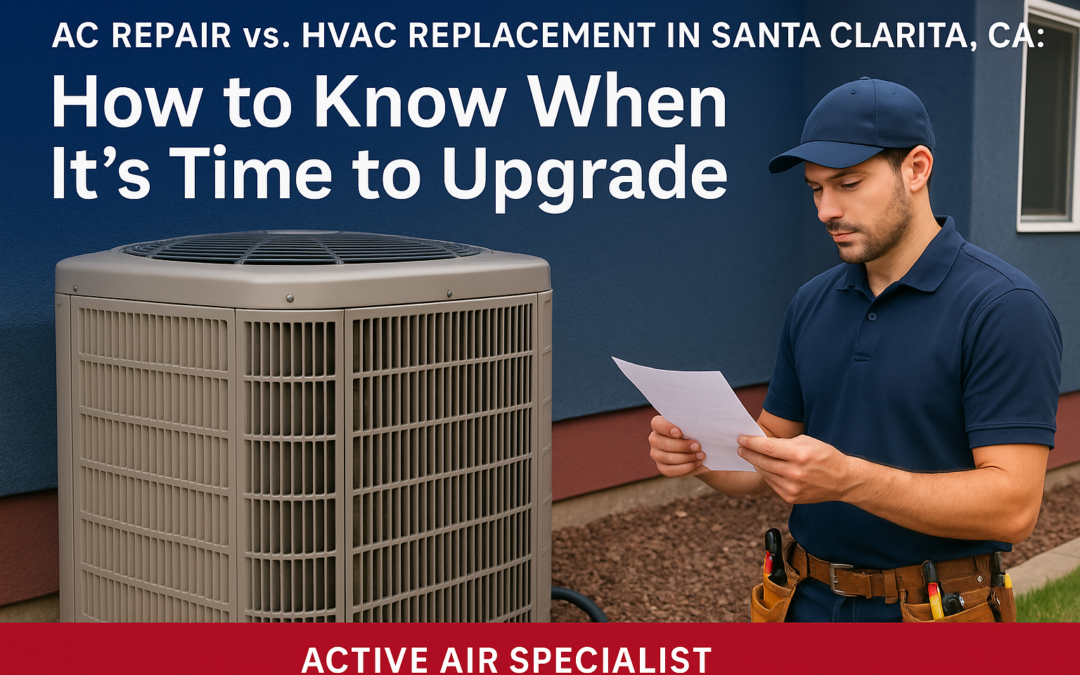 AC Repair vs. HVAC Replacement in Santa Clarita, CA: How to Know When It’s Time to Upgrade