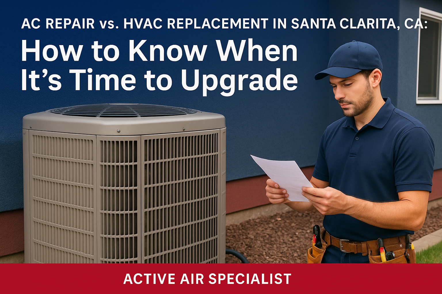 AC Repair vs. HVAC Replacement in Santa Clarita, CA: How to Know When It’s Time to Upgrade