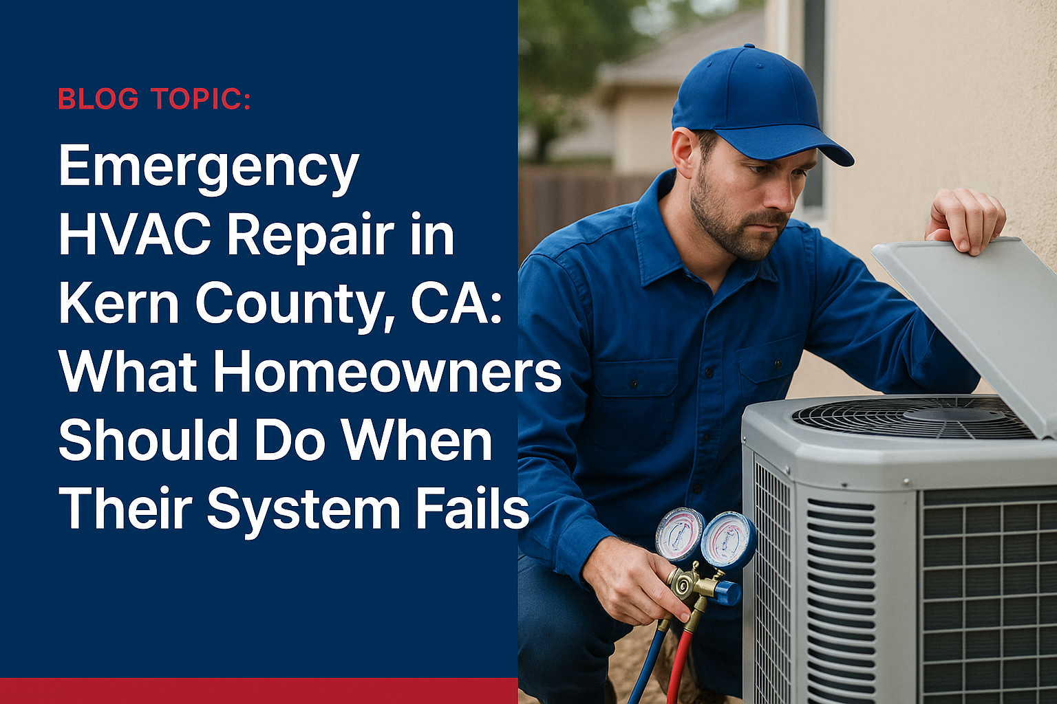 24/7 Emergency HVAC Repair Services in Kern County