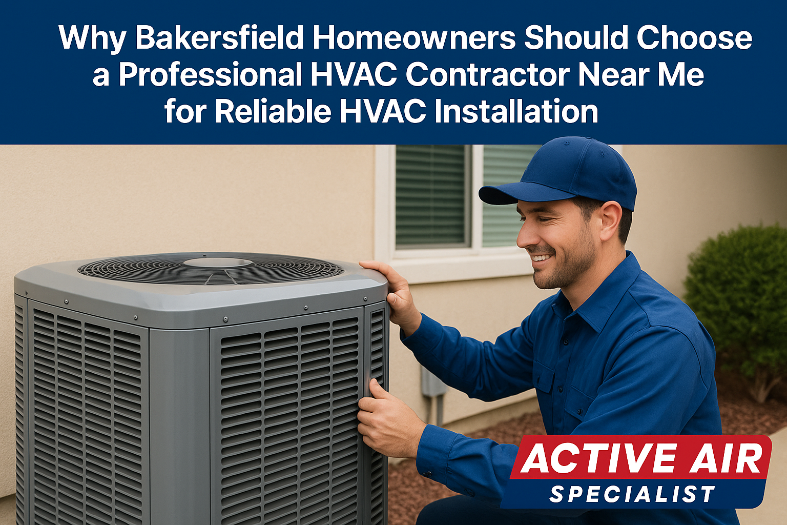 Professional HVAC Installation in Bakersfield, CA | Active Air Specialist