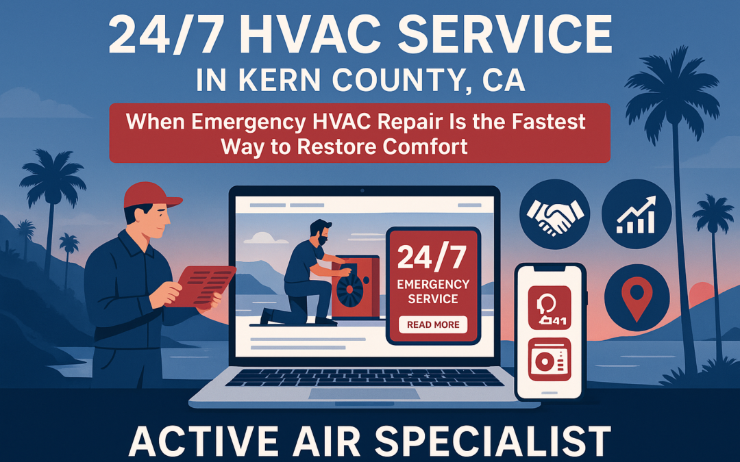 24/7 HVAC Service in Kern County, CA | Emergency HVAC Repair