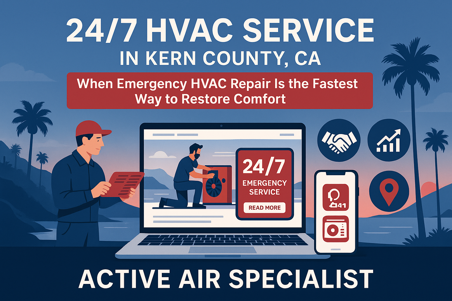 24/7 HVAC Service in Kern County, CA | Emergency HVAC Repair