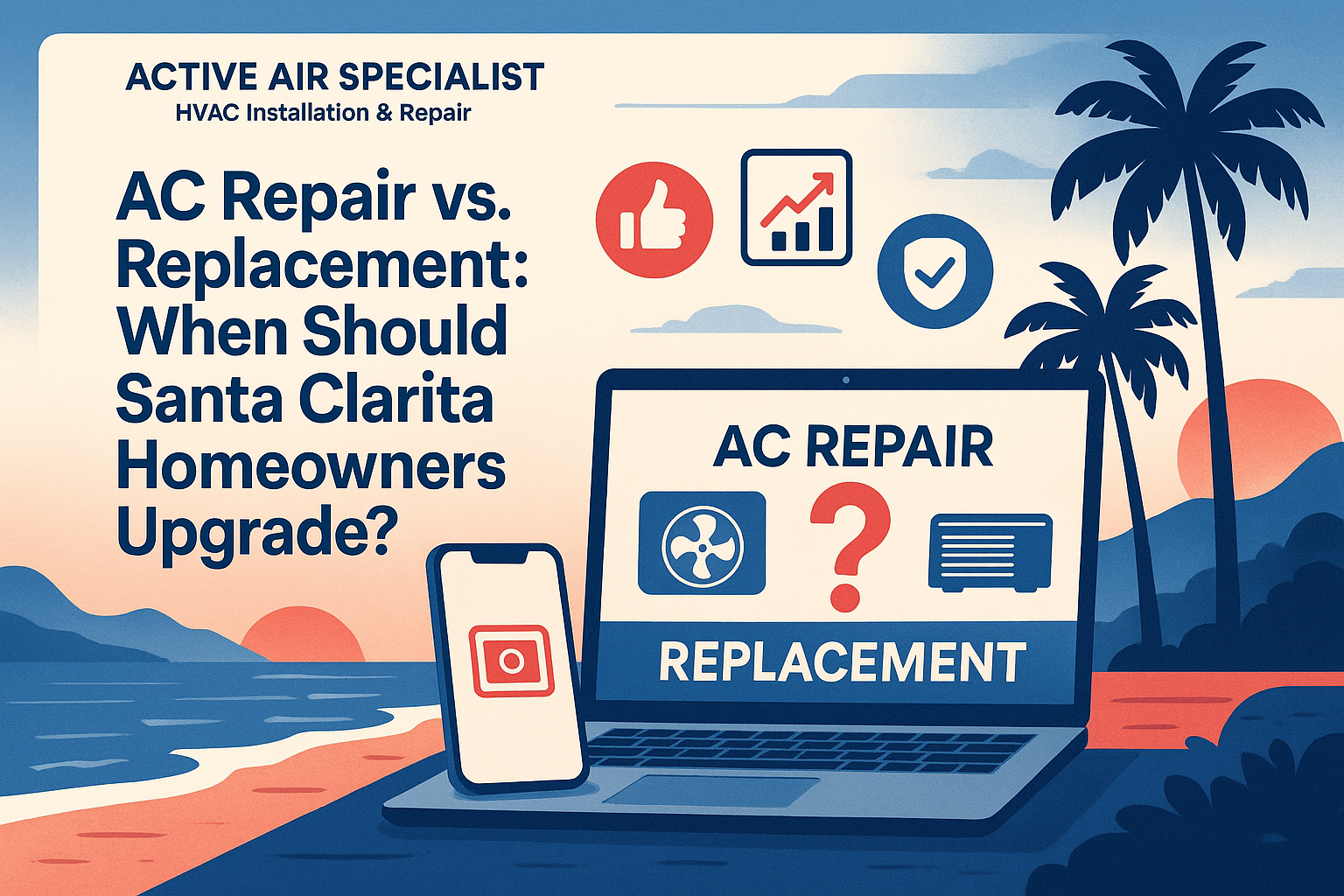 AC Repair vs. Replacement in Santa Clarita, CA | Expert Guide
