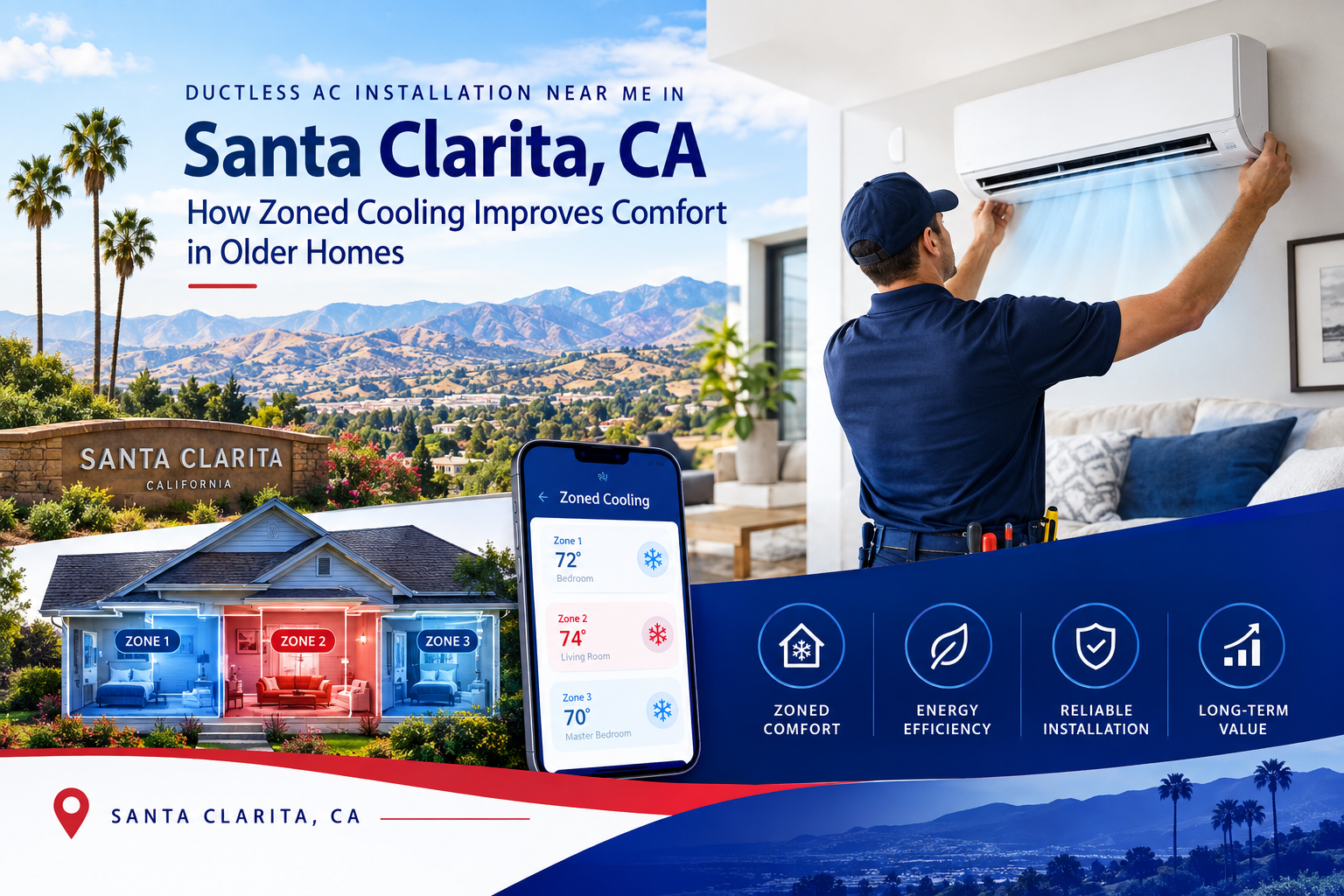 Ductless AC Installation Near Me in Santa Clarita