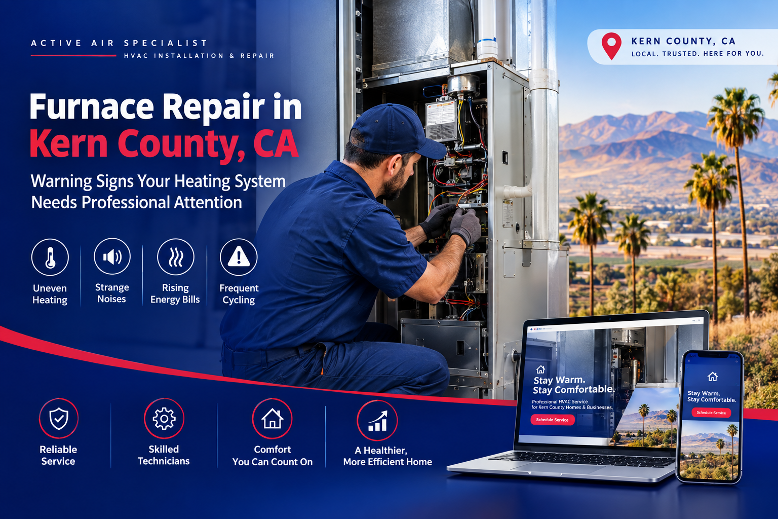 Furnace Repair in Kern County, CA | Warning Signs