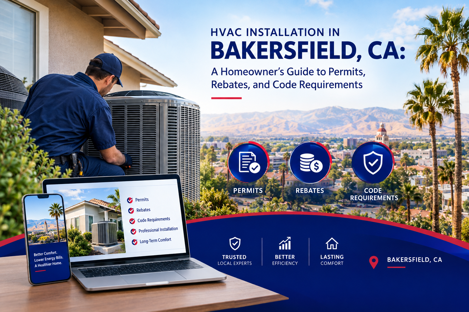HVAC Installation in Bakersfield, CA | Permits & Rebates